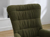 Cozy Teddy Rocking Chair in Dark Green