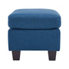 Navy Blue Cozy Ottoman
