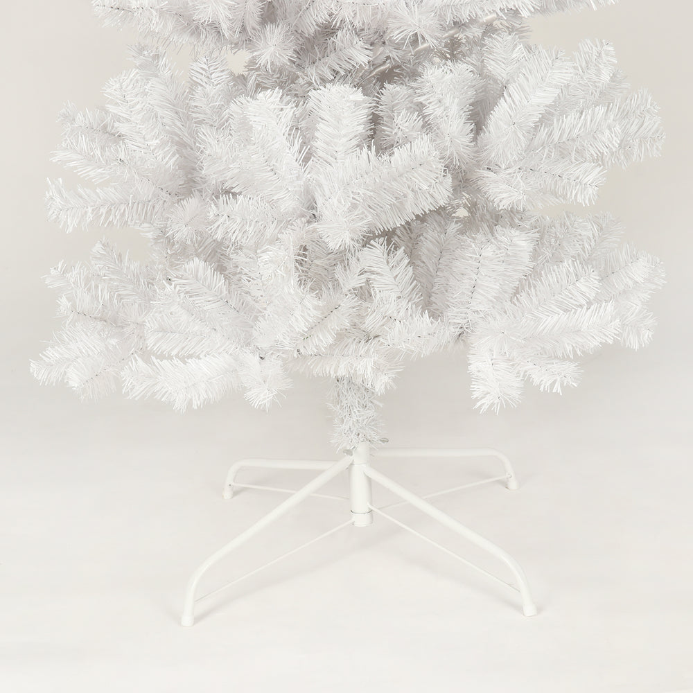 Chic White Slim Christmas Tree with Easy Stand