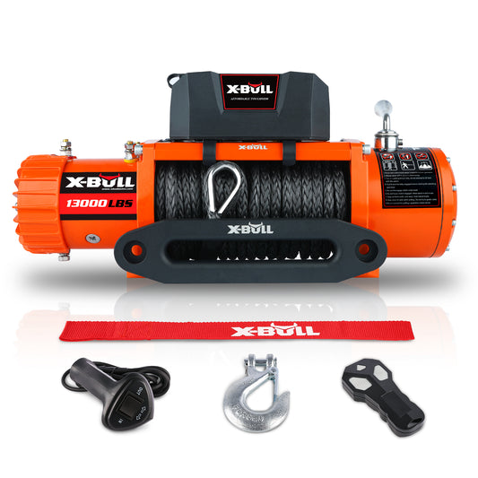 X-BULL Power Pull Electric Winch with Synthetic Rope