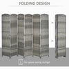 Cozy Privacy Folding Screen – Woven Room Divider