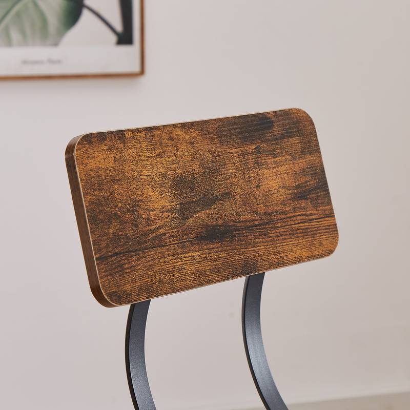 Rustic Swivel Bar Stools – Set of Two