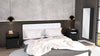 Sleek Black Bedroom Bundle: Shoe Rack & Nightstands