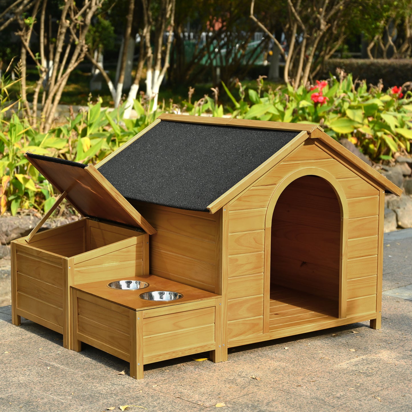 Cozy Cabin Dog House for Large Breeds