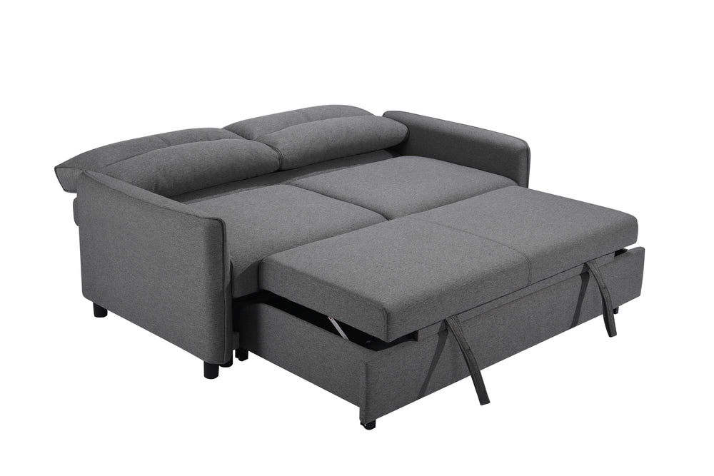 Versatile Grey Sleeper Sofa Loveseat