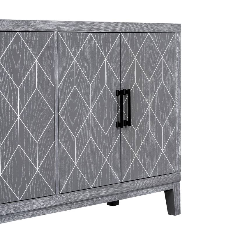 Chic Retro Sideboard with Adjustable Shelves