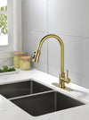 Effortless Elegance Kitchen Faucet with Pull-Down Sprayer