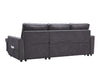 Cozy Contemporary L-Shaped Sofa Bed with Storage and Chaise