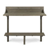 Gray Acacia Wood Balcony Bar Table