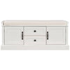 Cozy Storage Bench with Cushioned Seat