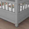 Playful Wooden House Bed for Kids