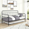 Modern Metal Daybed with Trundle