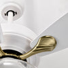 Breezy White Ceiling Fan with Remote