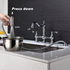 Versatile Pull-Out Kitchen Faucet with Dual Handles