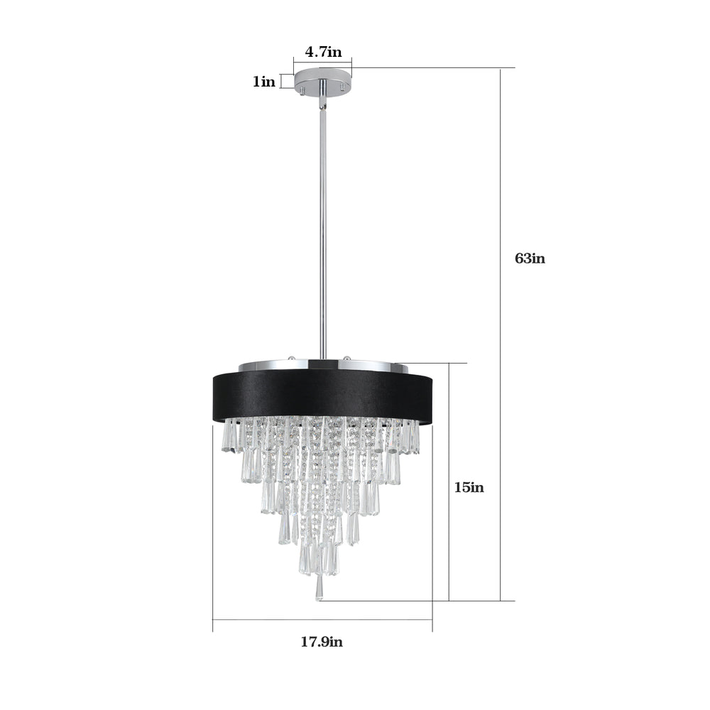 Elegant Crystal Round Chandelier for Luxurious Living Spaces