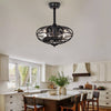 Cozy Caged Ceiling Fan with Remote - Perfect for Any Room!