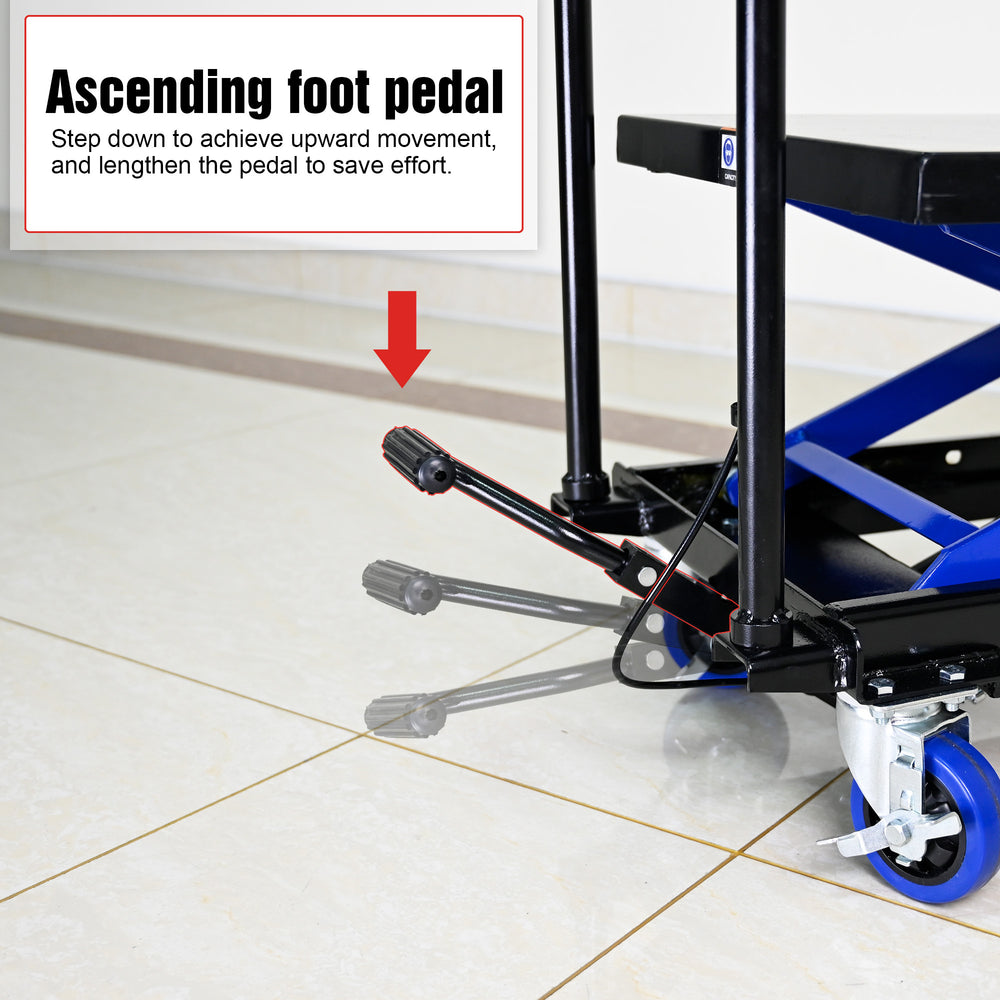 Heavy-Duty Hydraulic Trolley - Easy Transport & Maneuverability!