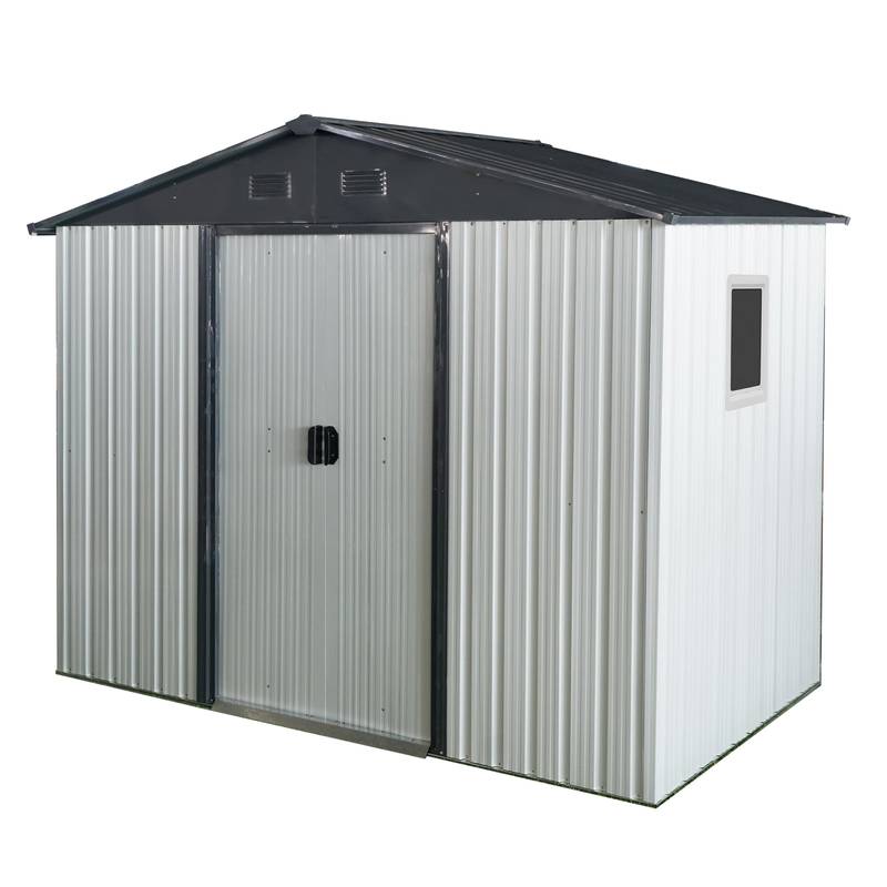 Stylish Outdoor Storage Shed with Window