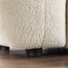 Cozy Beige Boucle Marshmallow Sofa for Two