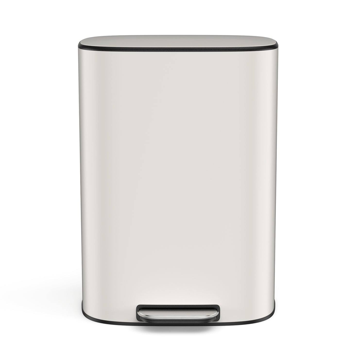 Sleek Step-On Soft Close Trash Can