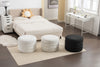 Stylish Black Storage Ottoman