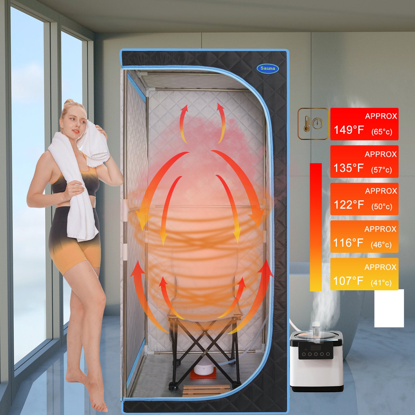 Ultimate Home Steam Spa Tent - Relax, Detox, and Revitalize!