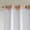 Sleek Blackout Metallic Curtain Panel