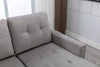 Cozy Velvet Reversible Sofa with Storage