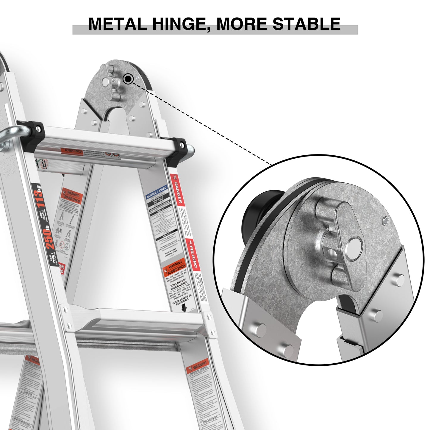 Versatile Aluminum Multi-Position Ladder