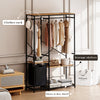 Stylish Portable Clothes Rack with Storage Bag