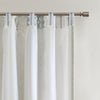 Chic Chenille Stripe Cotton Curtain Panel