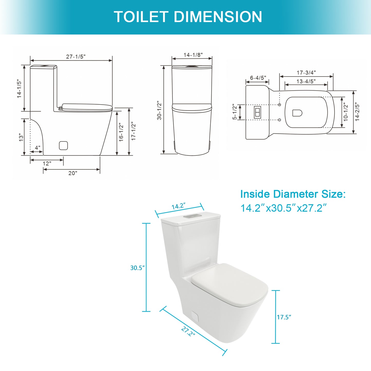 FlushSmart Toilet with SoftClose Seat