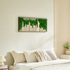 New York Skyline Moss Art