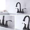Charming Double-Handle Bathroom Faucet