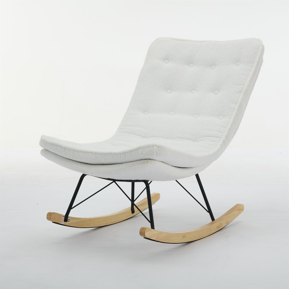 Cozy Rocker Lounge Chair - Stylish & Relaxing for Any Space