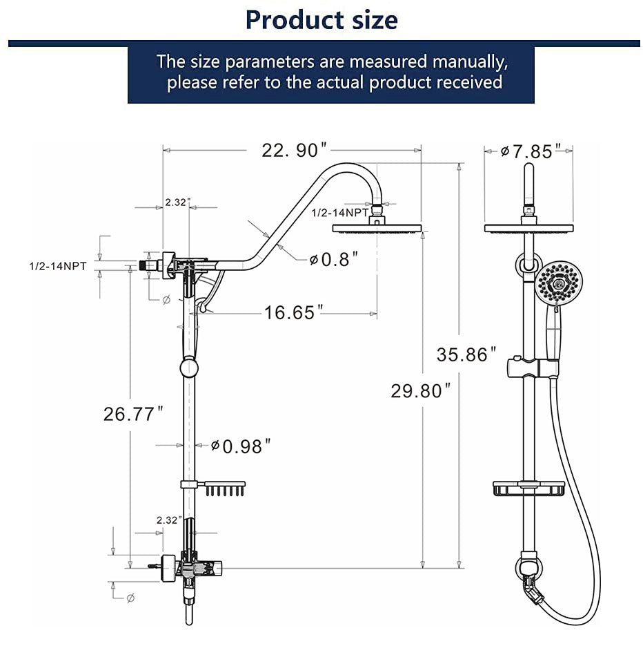 Rainfall Retreat Shower Set