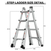 Versatile Lift Ladder with Wheels