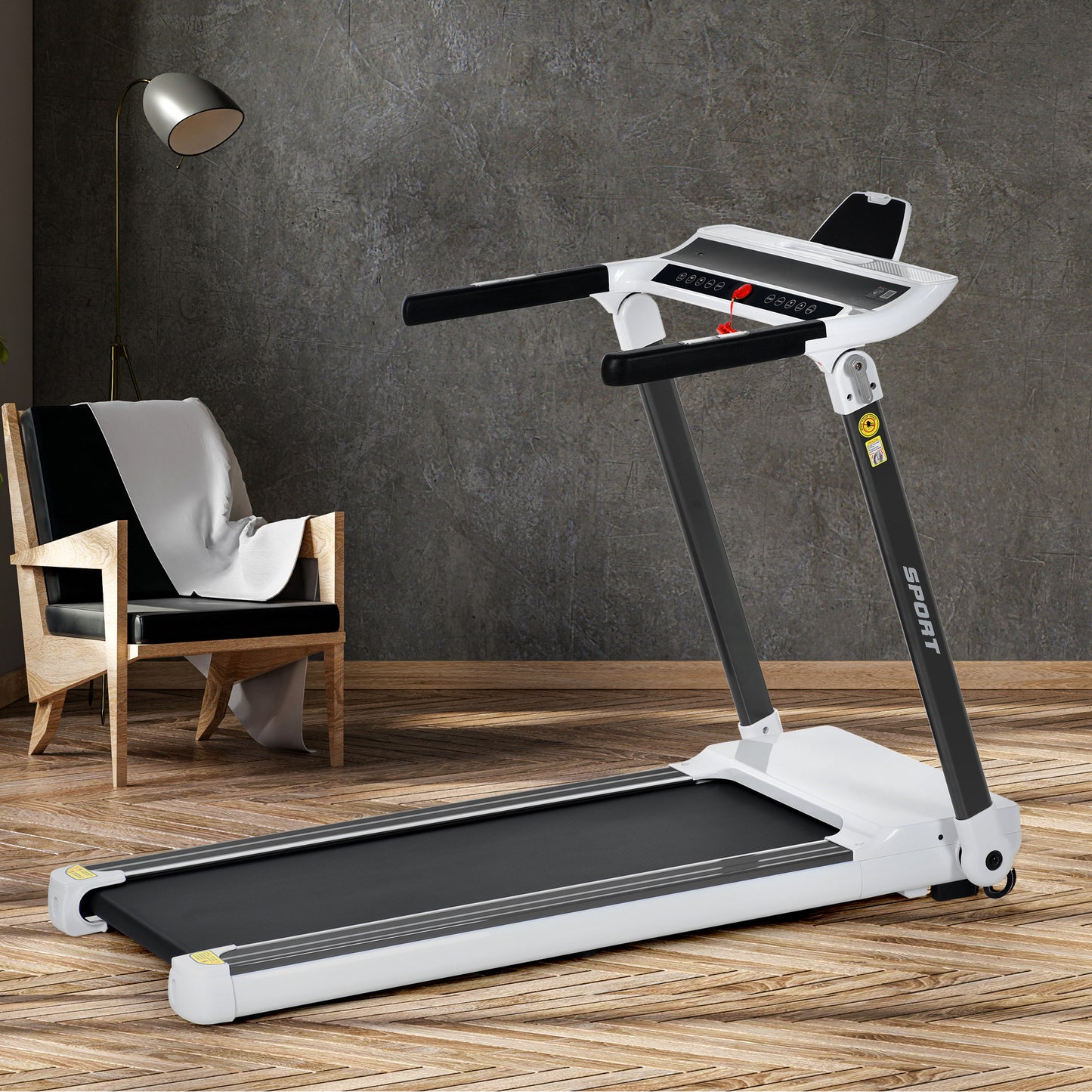 FitFold Treadmill: Your Personal Home Fitness Buddy with Bluetooth!