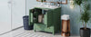 Chic Green Bathroom Vanity with Soft-Close Cabinet and Drawer