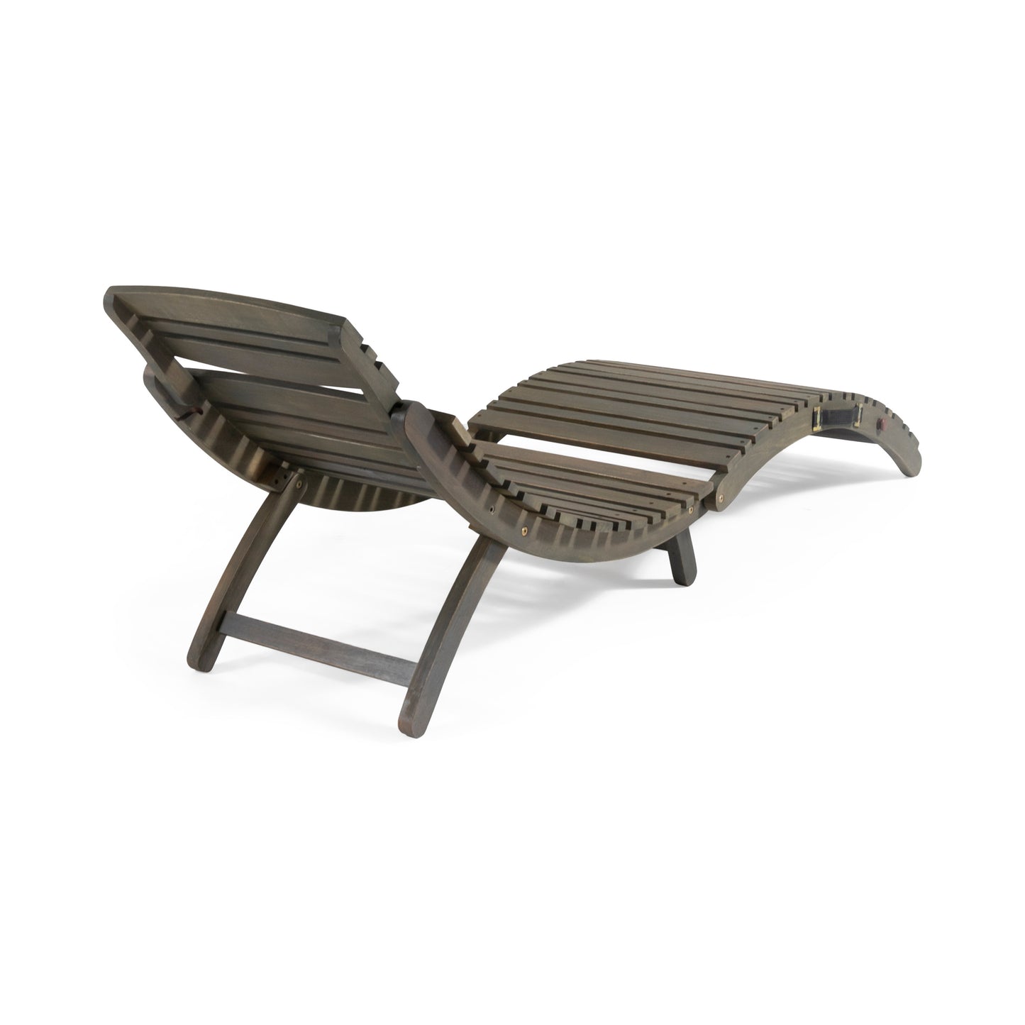 Lahaina Grey Folding Lounge Chair