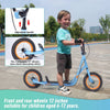 Smooth Ride Kids' Scooter with Adjustable Handlebar and Inflatable Wheels