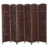 Cozy Wicker Room Divider - Stylish Privacy Screen