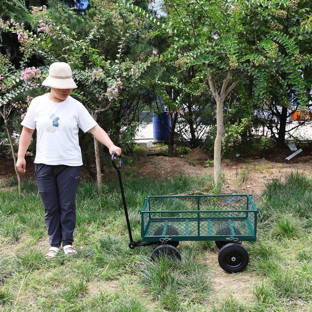 Green Wagon Wheelie: Effortless Garden Transport!