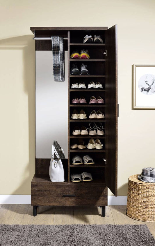 Rustic Walnut Hall Tree by ACME