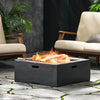 Cozy Square Wood Fire Pit