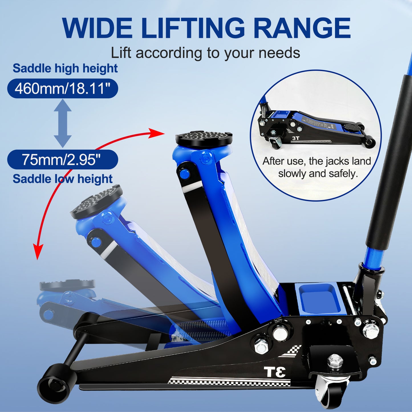 Quick Lift Low Profile Floor Jack