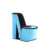 Chic Hidden Storage Jewelry Box - Turquoise Velvet High Heel Design