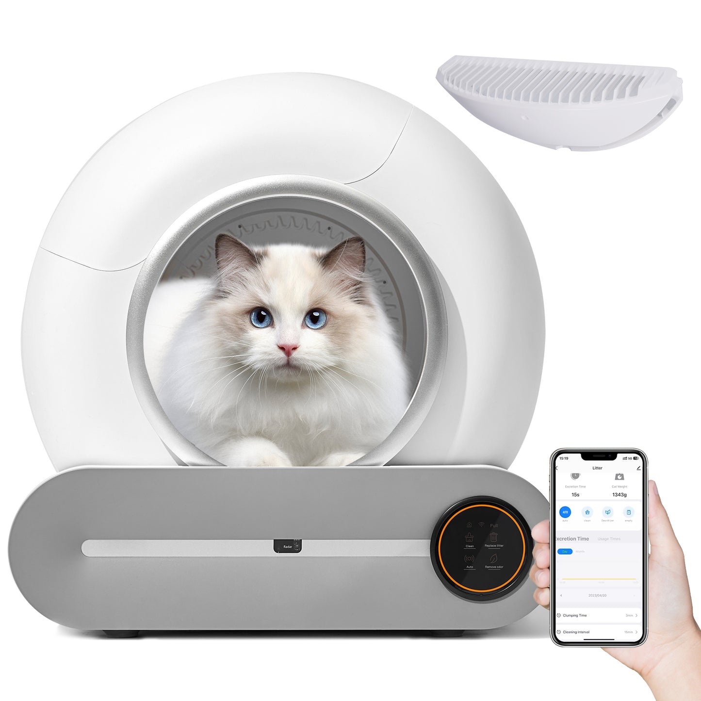 Smart Self-Cleaning Cat Litter Box