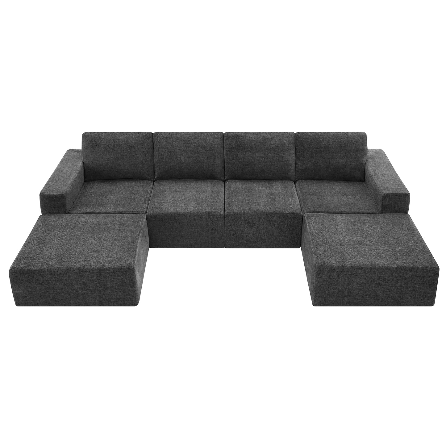 Cozy Modular U-Shaped Sofa Set