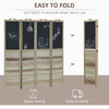 Charming Room Divider with Blackboard - Perfect Privacy Screen for Any Space